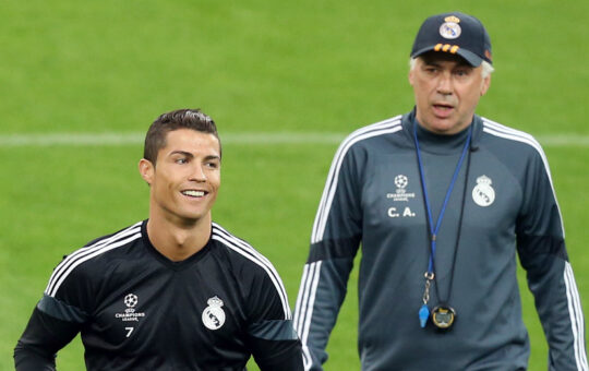 HLV Carlo Ancelotti đề cập đến việc Ronaldo trở lại Real Madrid