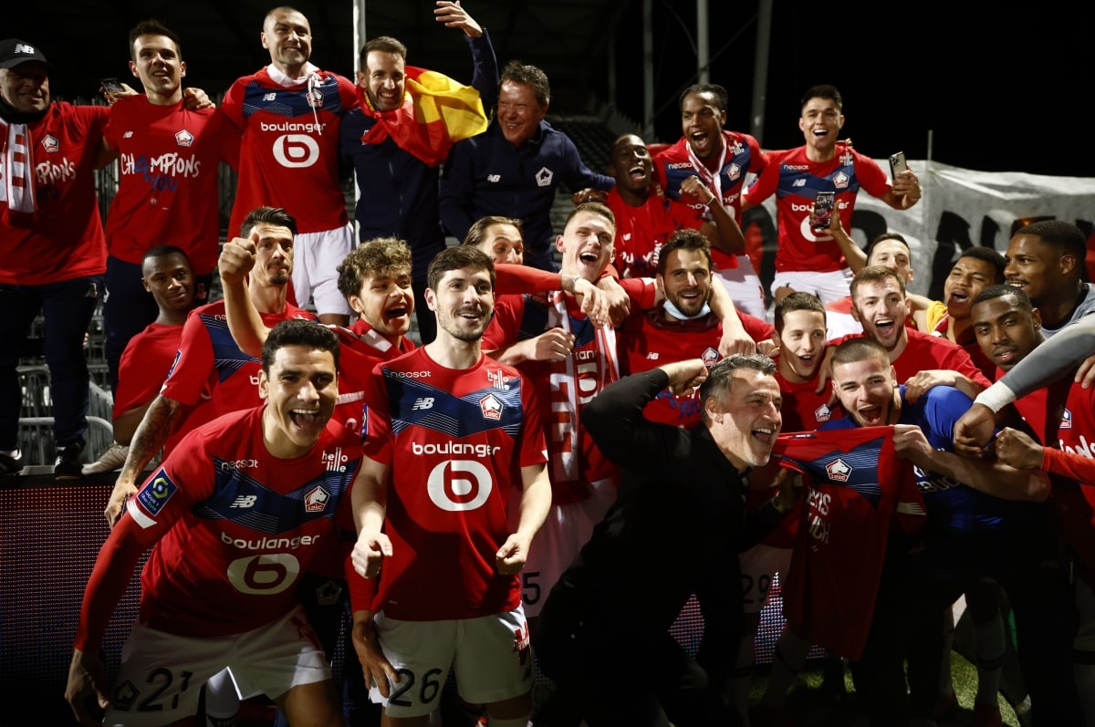 Lille lần đầu đăng quang ngôi vô địch Ligue 1 2020/21 sau 10 năm