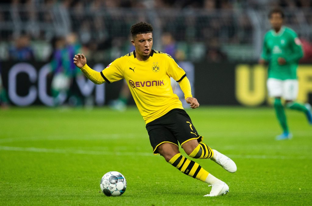 Cú sút vào thứ 4 của Dortmund là nhờ có Sancho